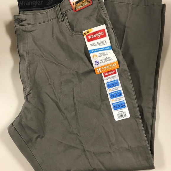 Wrangler Other - Wrangler Pants - All day comfort- Straight Fit - Men’s 42x29